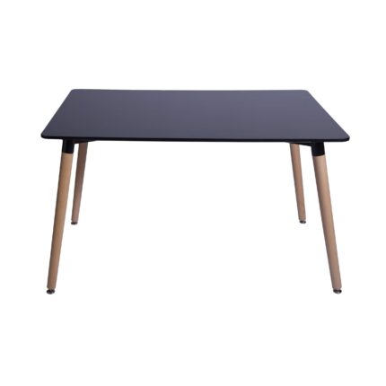 Mesa de comedor eames rectangular Negra